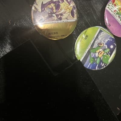 Custom Pokemon Card Buttons! Made from real Pokemon Cards. Msg For Req. - Thumbnail 13