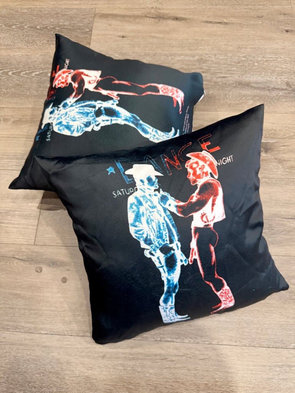 Westwood inspired Punk Cowboys cushion cover.