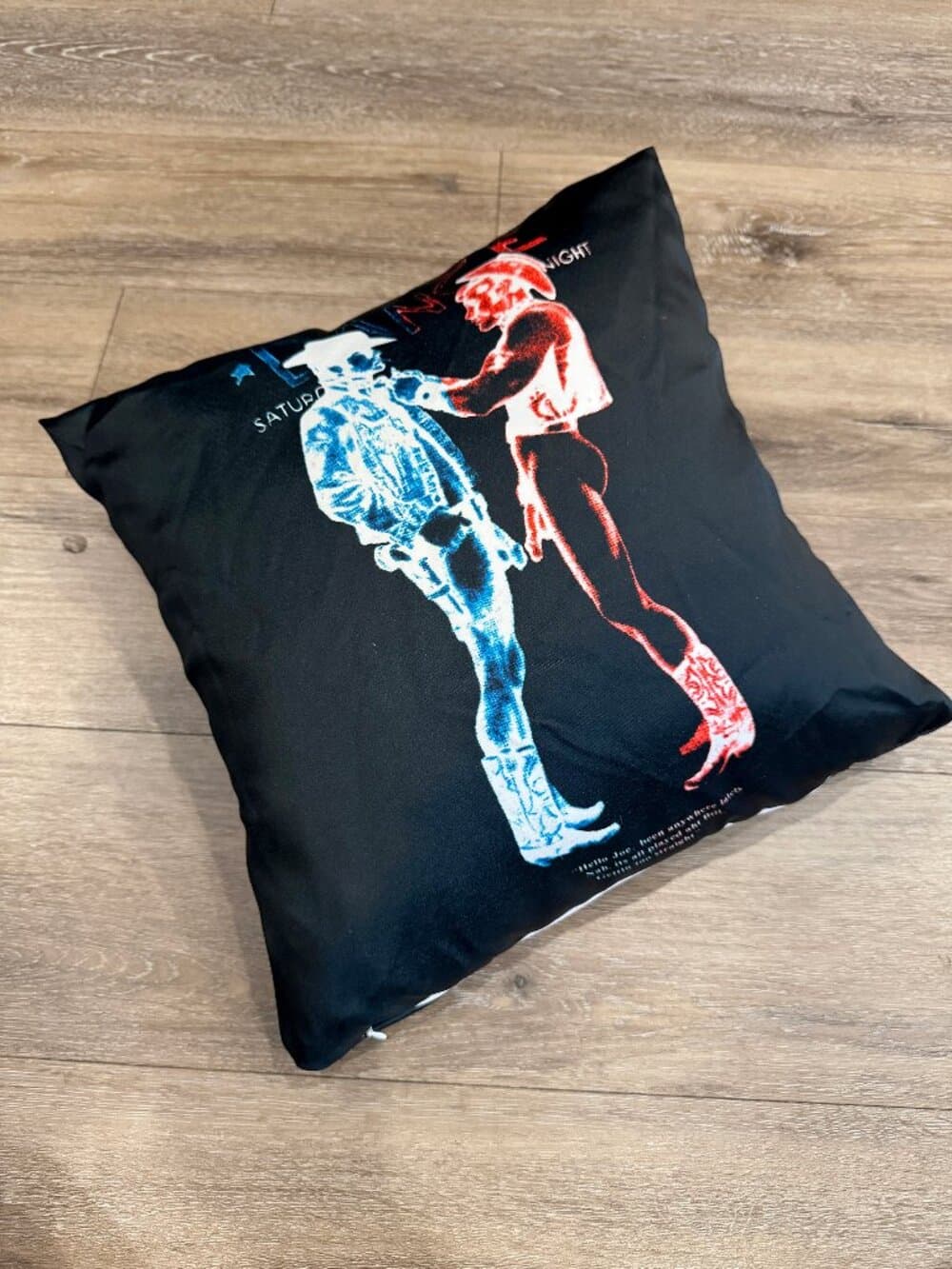 Westwood inspired Blue Squiggle cushion cover. - Thumbnail 4