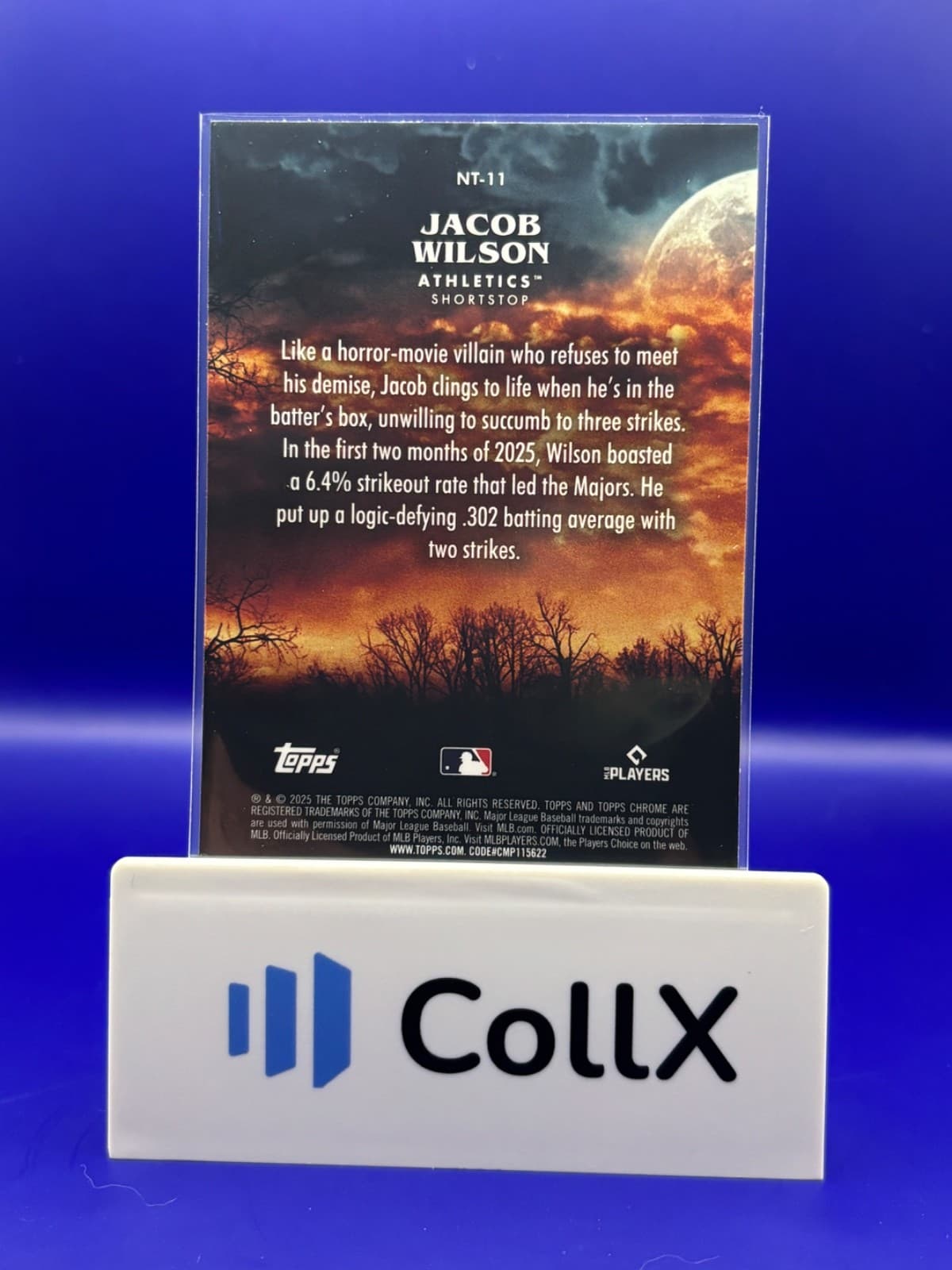 Jacob Wilson #NT-11 2025 Topps Chrome Update Night Terrors - Thumbnail 2