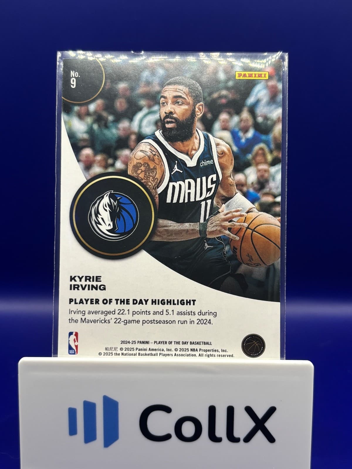 2024-25 Panini Player of the Day Kyrie Irving Highlight Orange /199 #9 Mavs - Thumbnail 2
