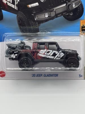 2022 Hot Wheels #26 Black Borla 20 Jeep Gladiator Baja Blazers - Thumbnail 2
