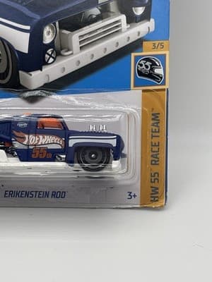 Hot Wheels HW 55 Race Team 3/5 Erikenstein Rod 86/250 Blue - Thumbnail 3