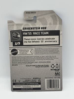 Hot Wheels HW 55 Race Team 3/5 Erikenstein Rod 86/250 Blue - Thumbnail 4