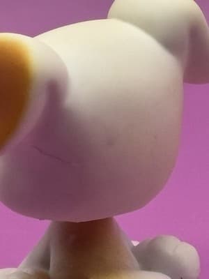 Littlest Pet Shop #84 White Boxer Dog - Thumbnail 6