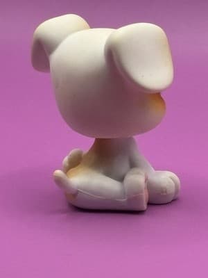 Littlest Pet Shop #84 White Boxer Dog - Thumbnail 7