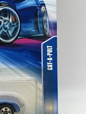 Hot Wheels Cat-A-Pult Blue First Editions #209 2004 Rare Diecast Race Car Mint - Thumbnail 4