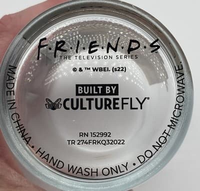Friends Thanksgiving Throwbacks Glass Tumbler – Culturefly Exclusive – NIB Coffe - Thumbnail 4