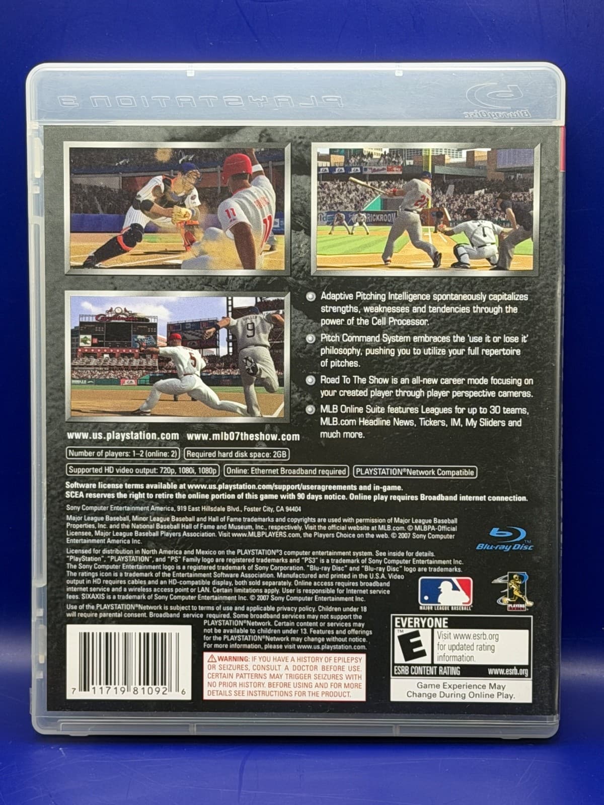 PS3 MLB 07 The Show CIB Complete In Box Tested Working - Thumbnail 2
