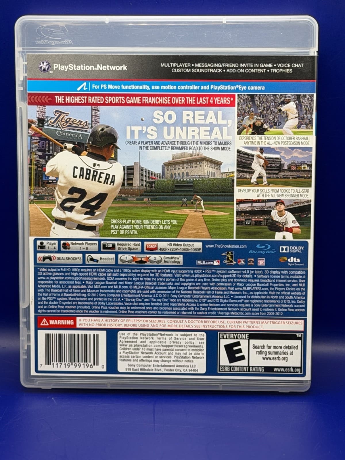 PS3 MLB 13 The Show CIB Complete In Box Tested Working - Thumbnail 2