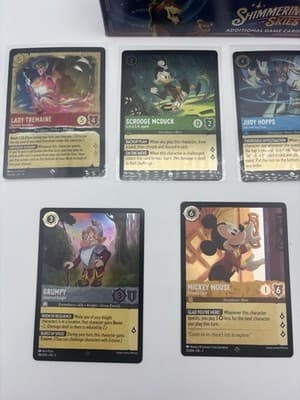 Disney Luna Diamond Mixed A Lot-Foil Non-Foil RARES 129 Lot W/box - Thumbnail 3