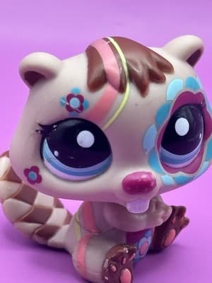 Littlest Pet Shop LPS 2134 Beaver Designs Tattoos Postcard Pets 2008 Body Paint - Thumbnail 9