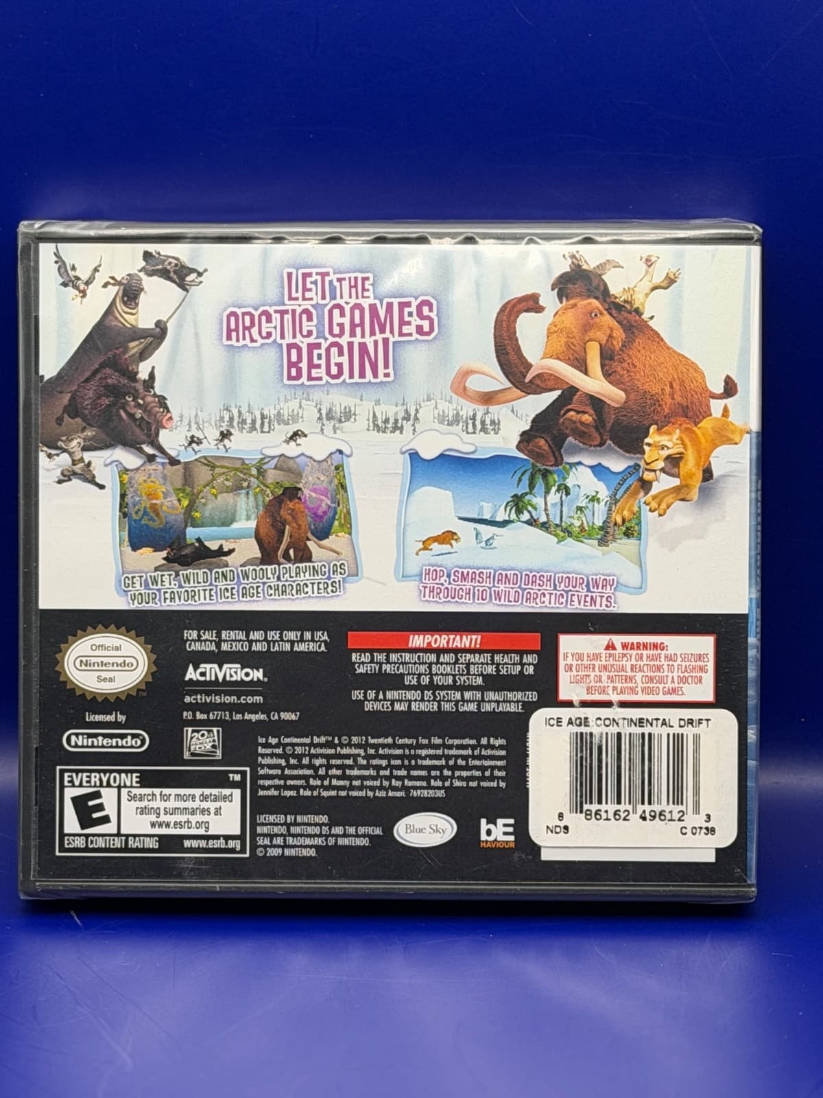Ice Age Continental Drift Arctic Games Nintendo DS Sealed New NIB - Thumbnail 2