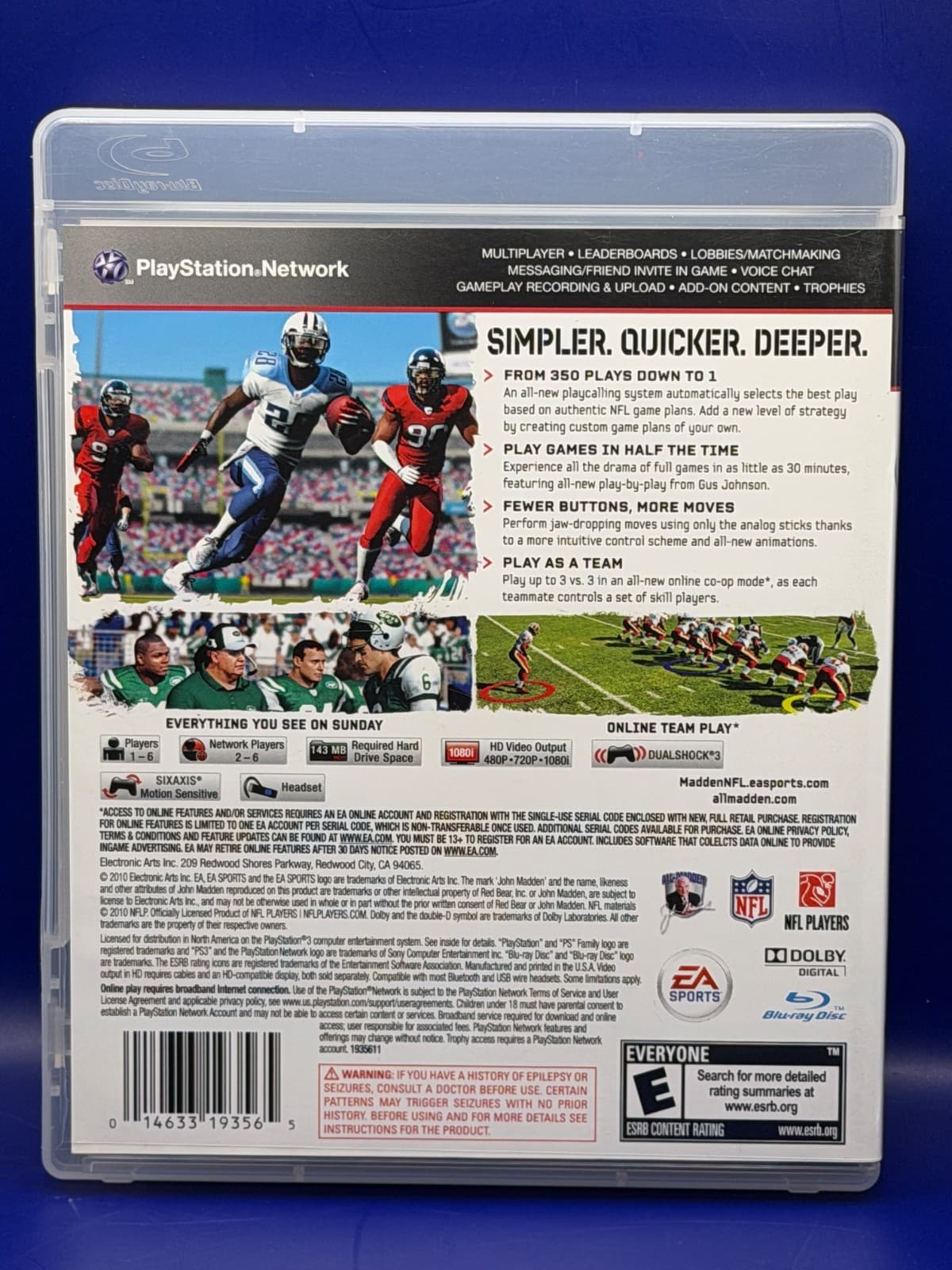 PS3 Madden NFL 11 - Complete In Box - Tested Working - Thumbnail 2