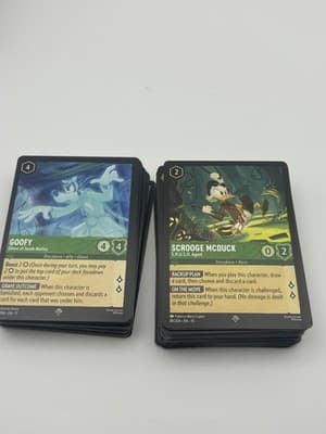 Disney Luna Diamond Mixed A Lot-Foil Non-Foil RARES 129 Lot W/box - Thumbnail 5