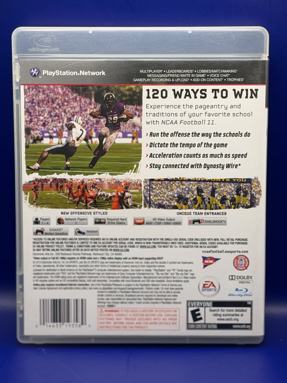 PS3 NCAA Football 11 CIB Complete In Box Tested Working - Thumbnail 2