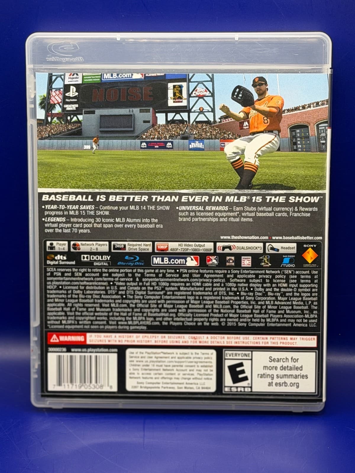 MLB 15: The Show (Sony PlayStation 3, 2015) Tested - Thumbnail 2