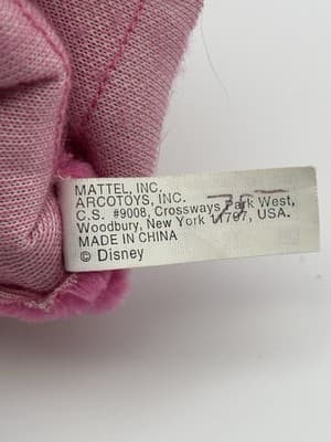 VINTAGE Mattel Disney Winnie the Pooh PIGLET HAND PUPPET 11" Plush ANIMAL Toy - Thumbnail 6