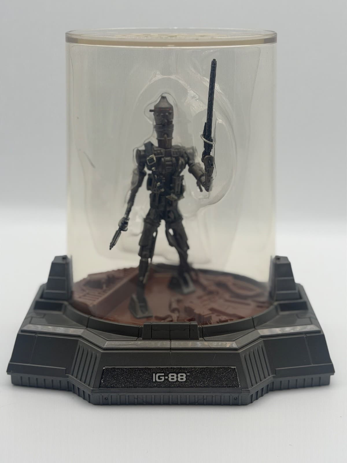 Star Wars Titanium Series IG-88 & Bossk Die-Cast Figures w Display Cases Hasbro - Thumbnail 2