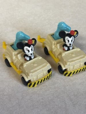McDonald’s Disney Runaway Railway Toys Lot Goofy Train Minnie Jeep Boat x6 - Thumbnail 2