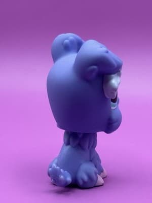Littlest Pet Shop Authentic # 1928 Lavender Purple Schnauzer Dog Blue Eyes - Thumbnail 5