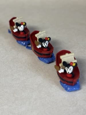 McDonald’s Disney Runaway Railway Toys Lot Goofy Train Minnie Jeep Boat x6 - Thumbnail 5