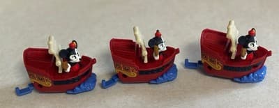 McDonald’s Disney Runaway Railway Toys Lot Goofy Train Minnie Jeep Boat x6 - Thumbnail 4