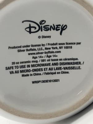 Porcelain Disney Ariel -Cinderella -Belle Coffee/ Tea Mug 20 oz Hard to Find Cer - Thumbnail 4