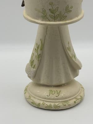 Yankee Candle Co. Angel Joy Tea Light Votive Candle Holder 8” Christmas NEW - Thumbnail 3