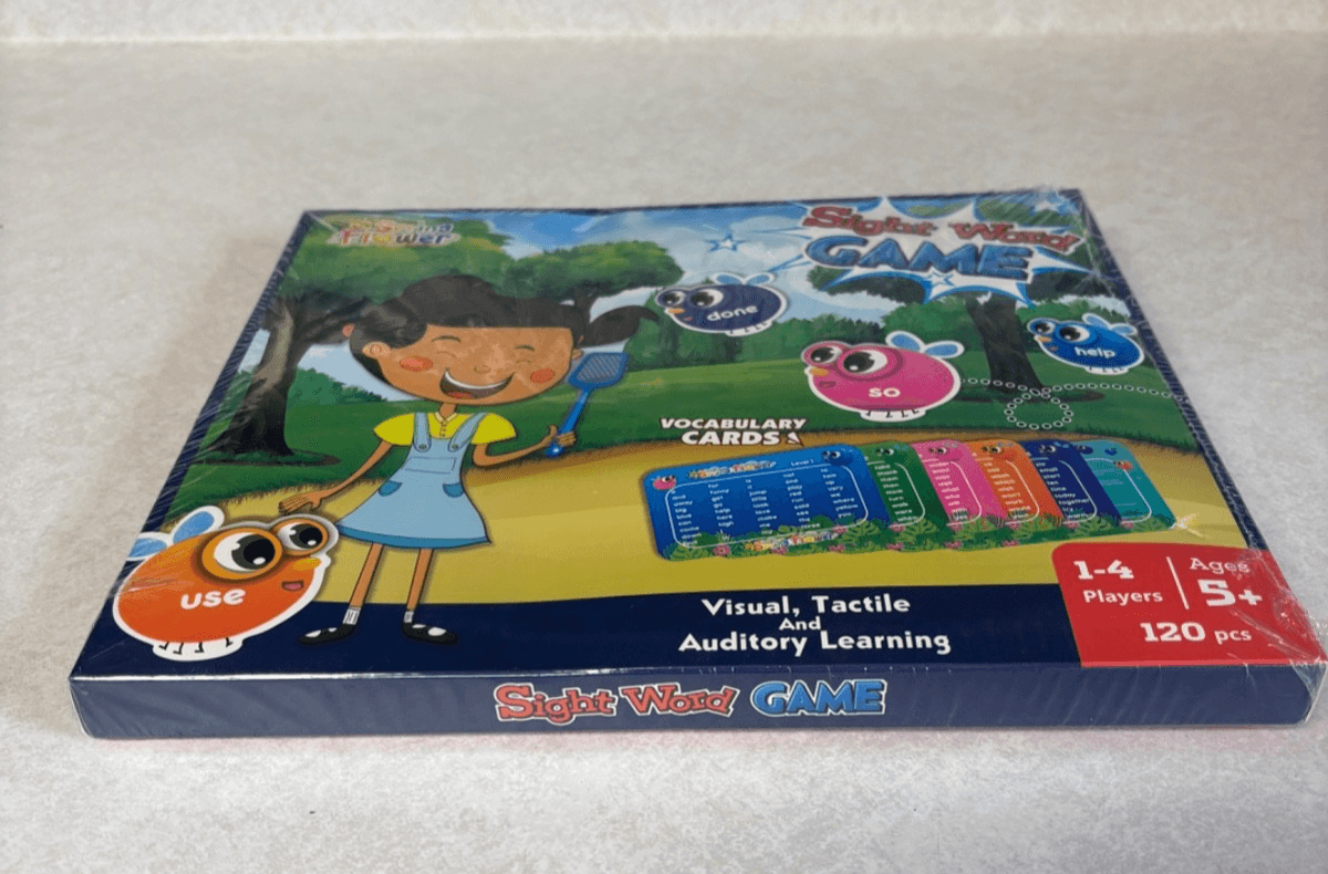 SpringFlower Sight Word Game (120 pieces) — Visual, Tactile NEW SEALED - Thumbnail 4