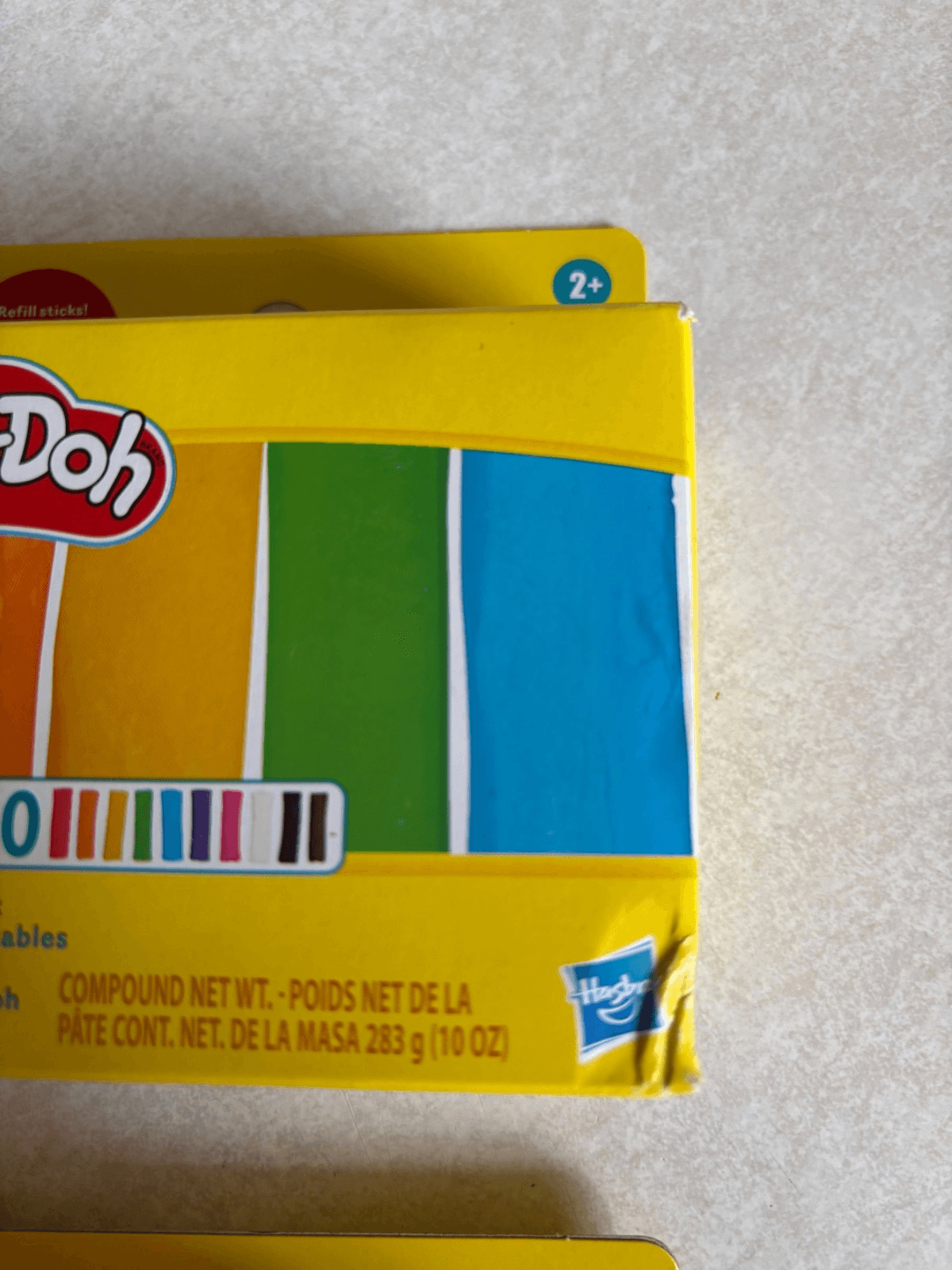 Lot of 6 Play-Doh Essential Colors 10 Pack Refill Sticks 10oz F9817 NEW - Thumbnail 5