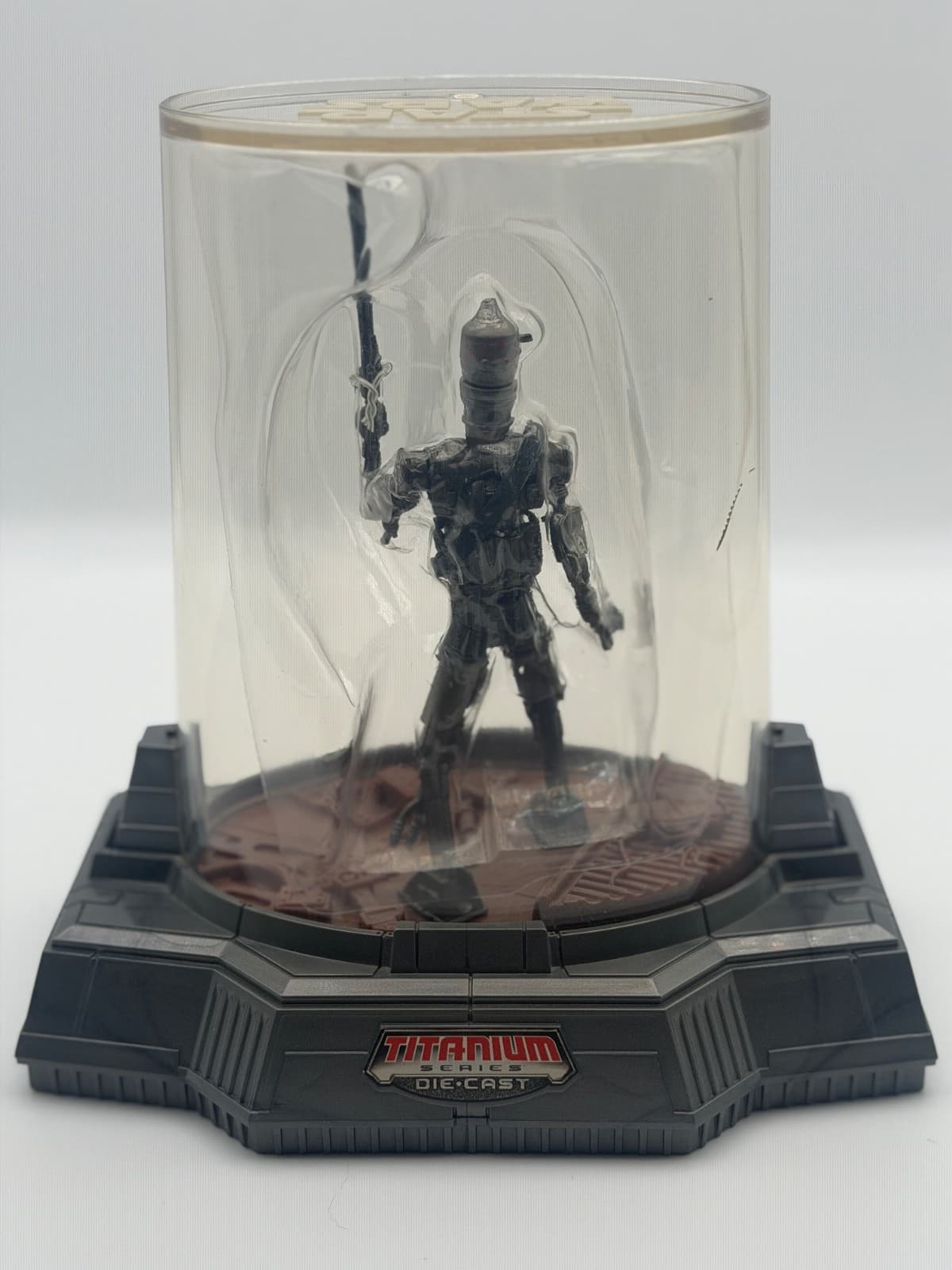 Star Wars Titanium Series IG-88 & Bossk Die-Cast Figures w Display Cases Hasbro - Thumbnail 3