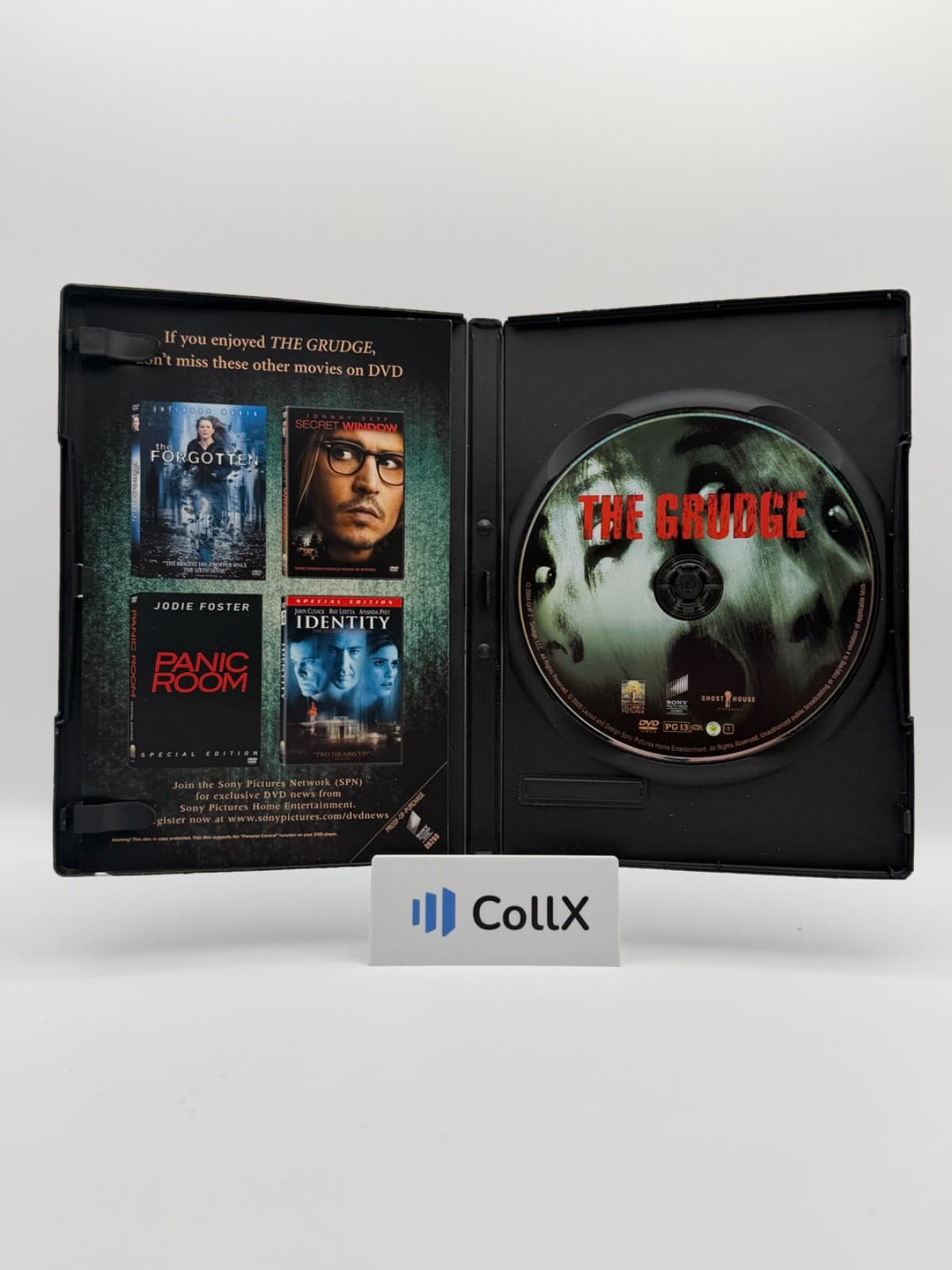The Grudge DVD 2005 Sarah Michelle Gellar Horror Movie Used Good Movie Disc - Thumbnail 3