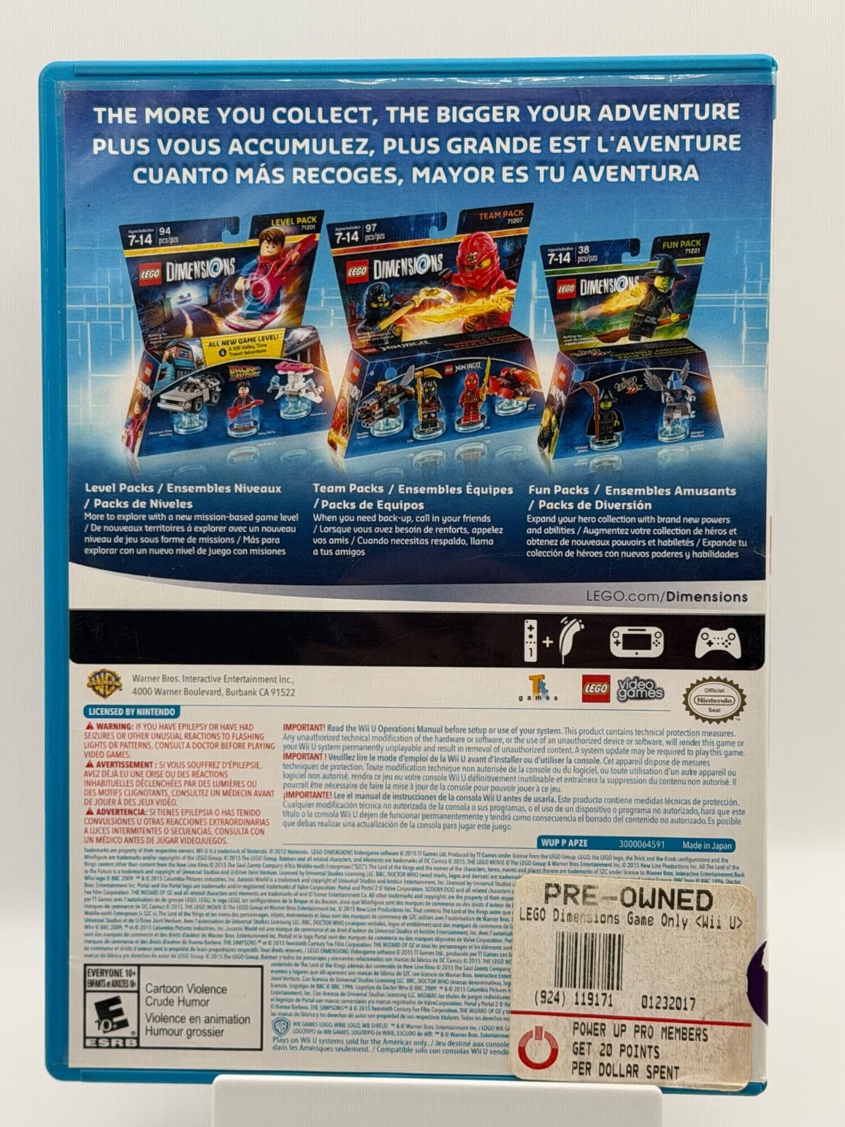 LEGO Dimensions Wii U CIB Complete Clean Nintendo Wii U - Thumbnail 2