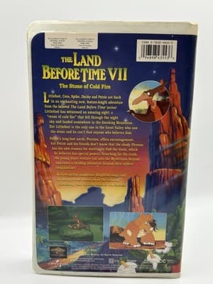 The Land Before Time VII: The Stone of Cold Fire (VHS Clamshell, 2000) (T12) DVD - Thumbnail 3