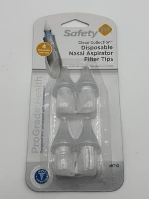 Safety 1st Prograde Clean Collection Disposable Nasal Aspirator Filter Tips 4 PK - Thumbnail 3