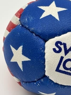 Lacrosse Training Ball New USA Stars and Stripes Pattern - Thumbnail 4