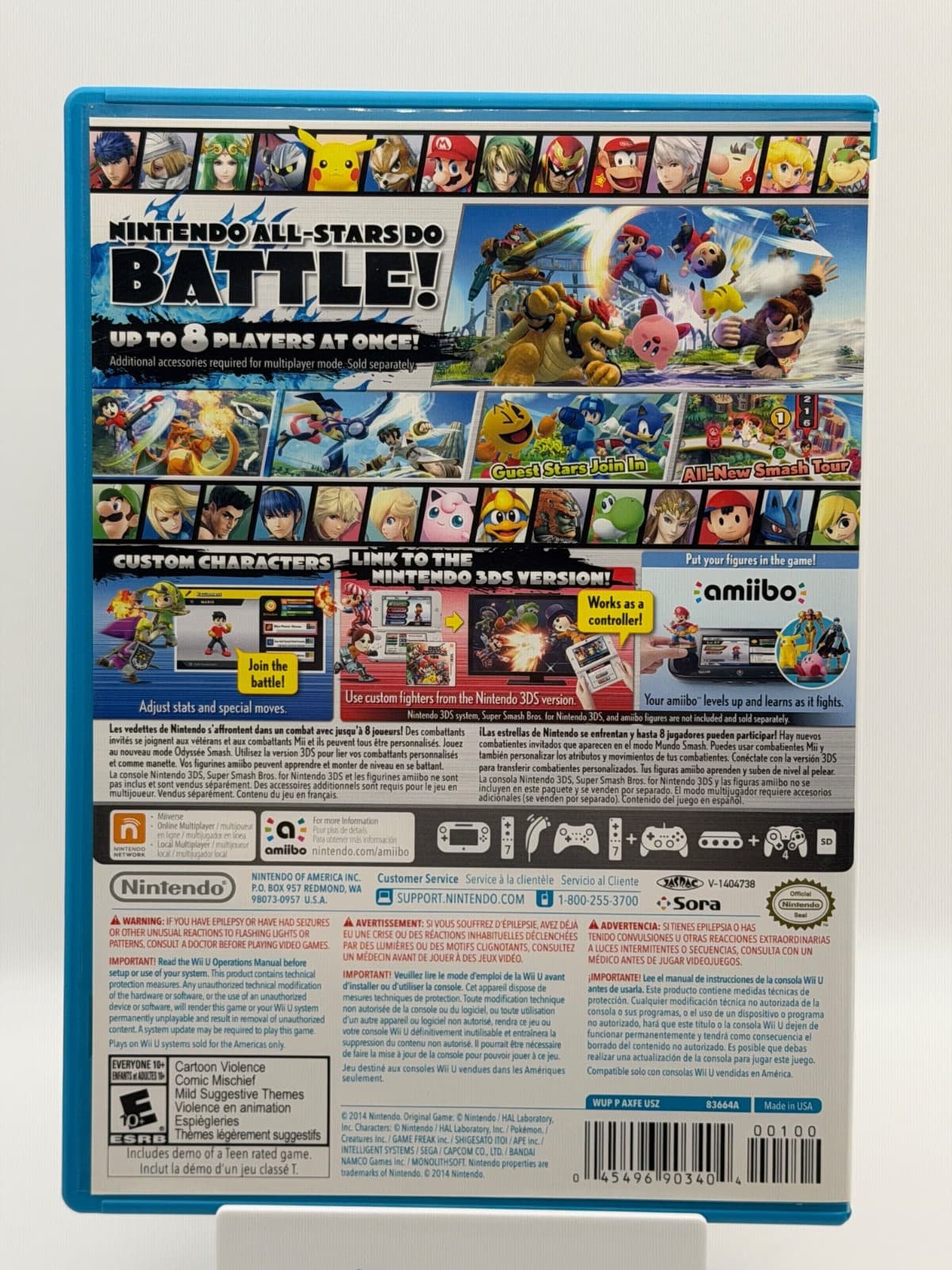 Super Smash Bros Wii U CIB Complete Very Good Nintendo Tested - Thumbnail 2