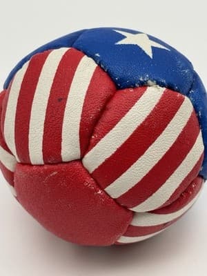 Lacrosse Training Ball New USA Stars and Stripes Pattern - Thumbnail 7