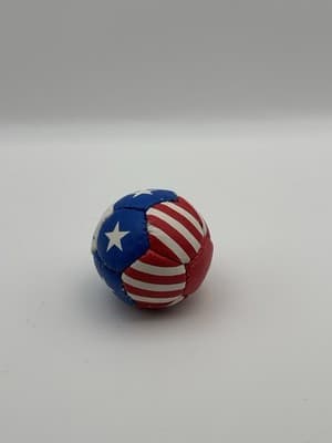 Lacrosse Training Ball New USA Stars and Stripes Pattern - Thumbnail 5