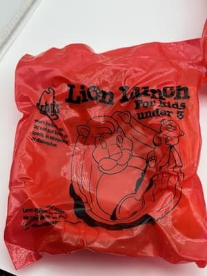 2002/2004 LOT Of 8 Vintage Arby's Child's Meal Promo Lion Lunch bowl/Spoon NEW - Thumbnail 2