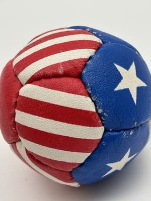 Lacrosse Training Ball New USA Stars and Stripes Pattern - Thumbnail 9