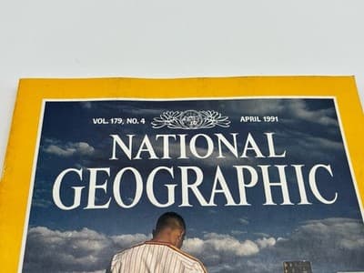 Vintage National Geographic Magazine April 1991 - Thumbnail 5