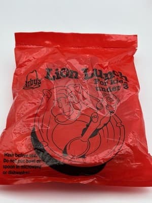 2002/2004 LOT Of 8 Vintage Arby's Child's Meal Promo Lion Lunch bowl/Spoon NEW - Thumbnail 4