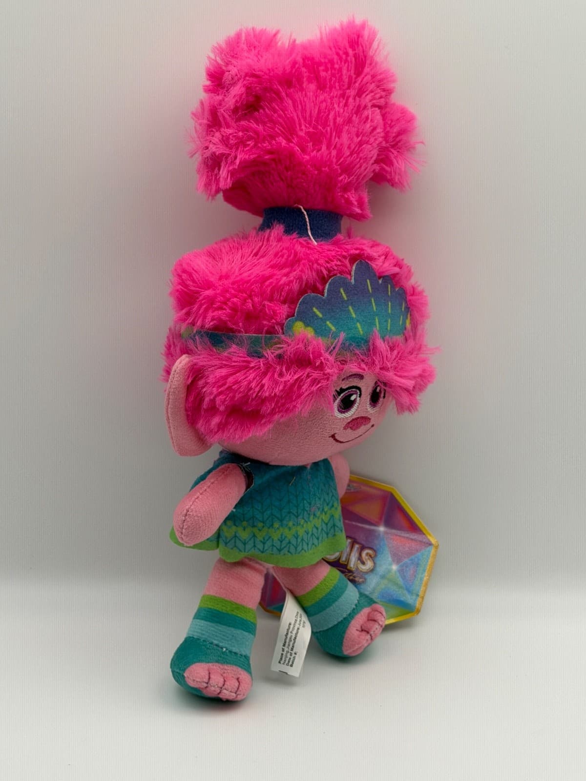 Dreamworks Pink Trolls Band Together Queen Poppy Plush Toy Stuffed Animal 14" - Thumbnail 2