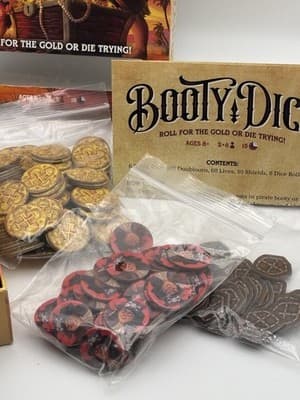 Booty Dice • Pirate-Themed Dice Game • Open Box, Complete - Thumbnail 4