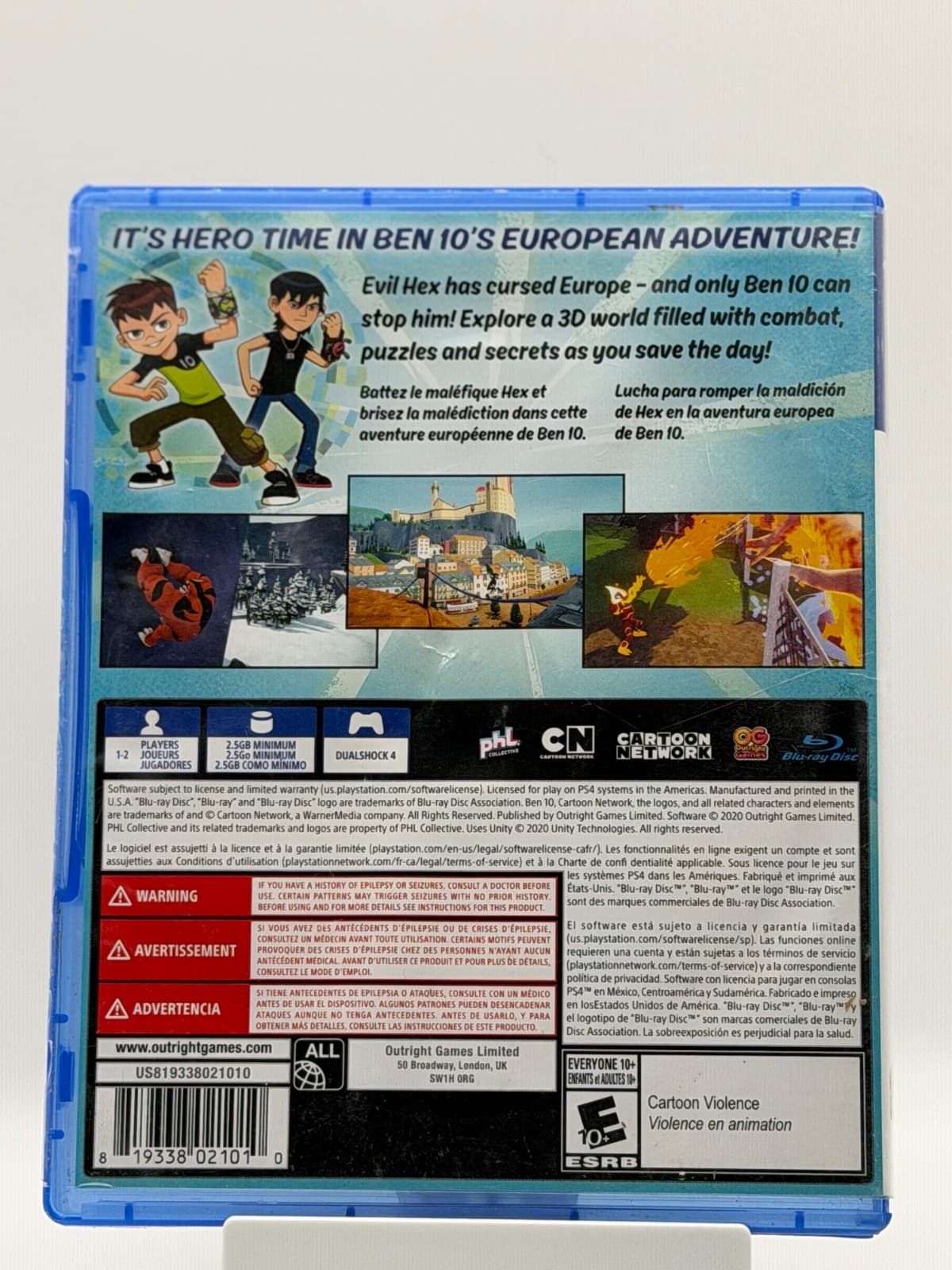 Ben 10 Power Trip PS4 PlayStation 4 Game + Case Tested - Thumbnail 2
