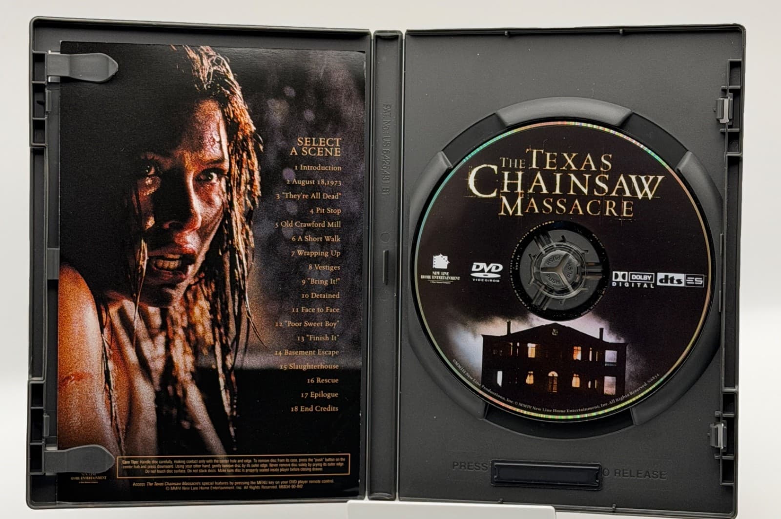 The Texas Chainsaw Massacre DVD 2003 Jessica Biel Horror Movie Tested - Thumbnail 2