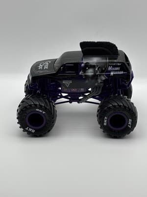 Monster Jam Mohawk Warrior Great Clips Monster Truck Purple Diecast Toy 2021 euc - Thumbnail 7