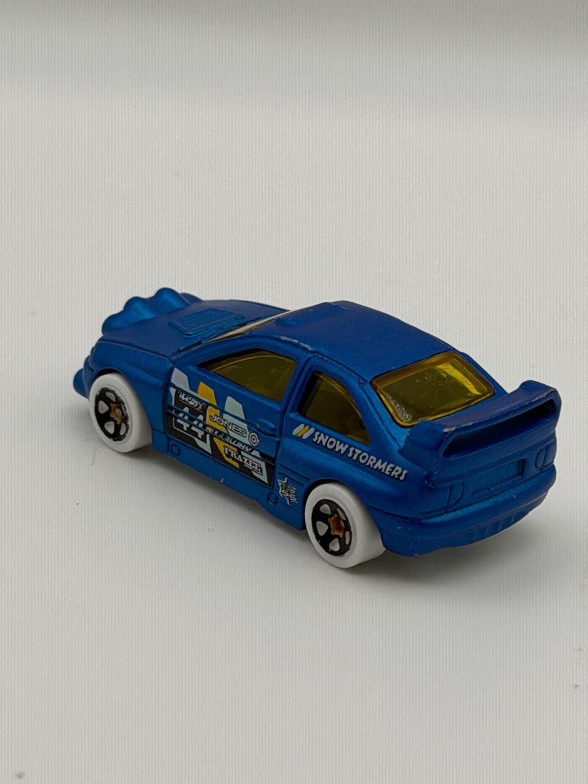 2017 Hot Wheels FORD ESCORT RALLY ~ Snow Stormers ~ Blue ~ Diecast 1/64 - Thumbnail 4